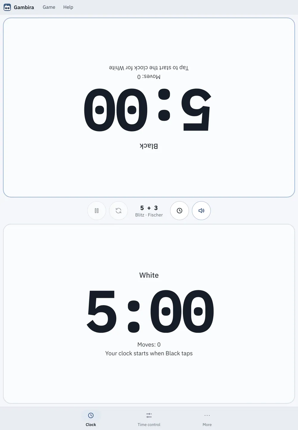 Gambira screenshot: workspace with sample content