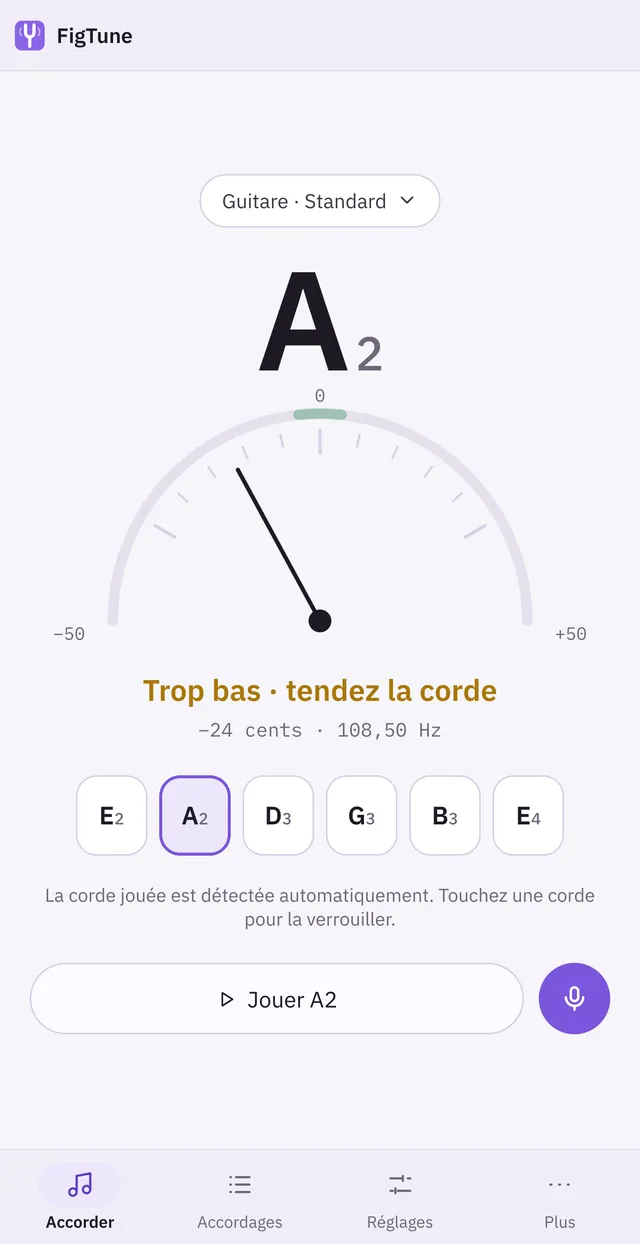 Capture d'écran de Sintona : espace de travail avec un contenu d'exemple