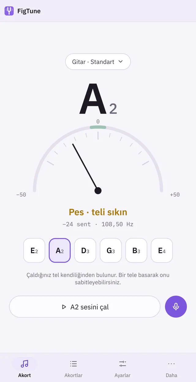 Sintona ekran görüntüsü: örnek içerikle çalışma alanı
