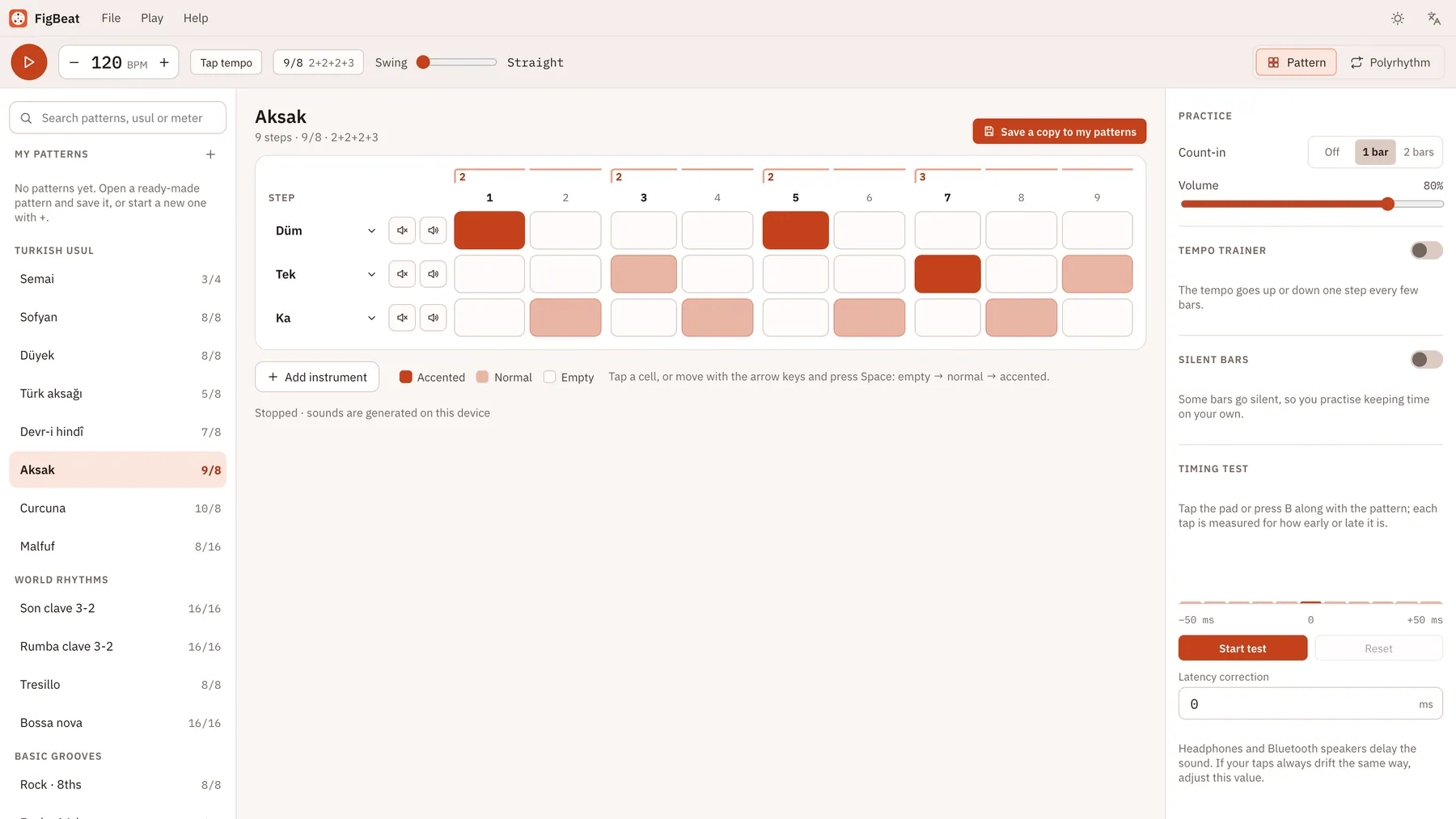 Takiti screenshot: workspace with sample content
