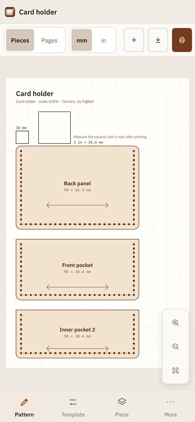 Tannera screenshot: workspace with sample content