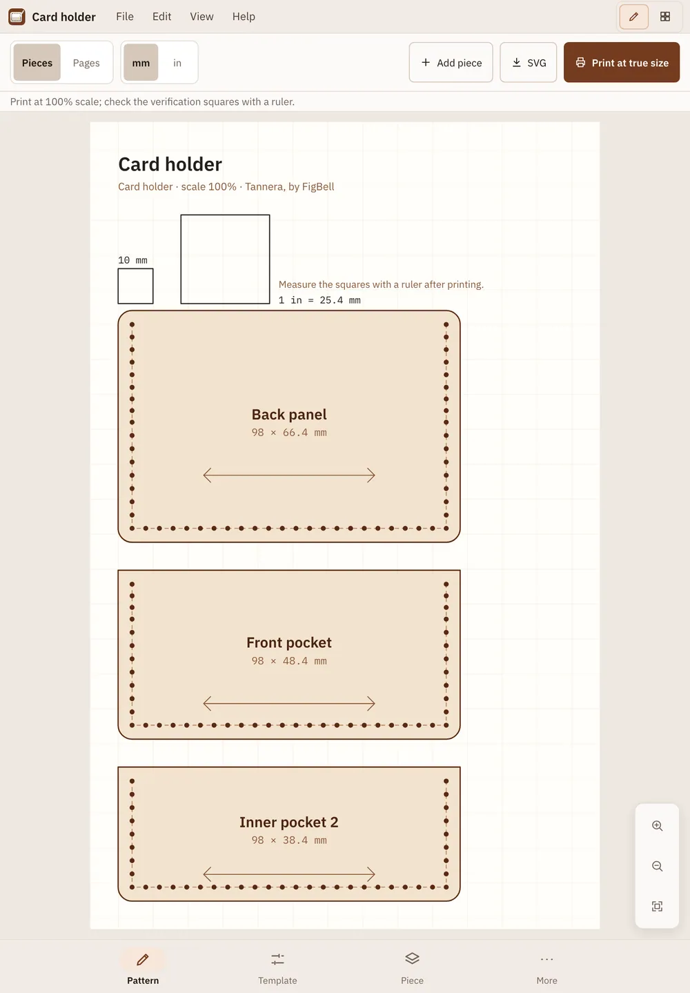 Tannera screenshot: workspace with sample content